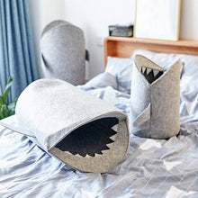Load image into Gallery viewer, Cartoon Shark Wool Laundry Basket