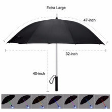 Load image into Gallery viewer, Chargeable LED Light saber Light Up Umbrella
