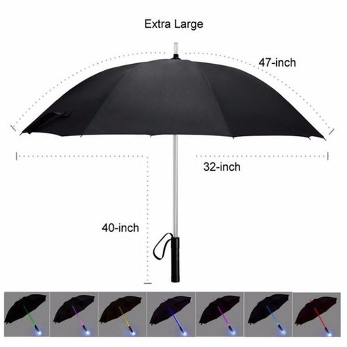 Chargeable LED Light saber Light Up Umbrella