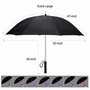 Chargeable LED Light saber Light Up Umbrella