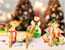 Load image into Gallery viewer, Christmas 3D Stainless Steel Cookie Cutter Set
