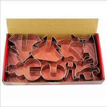 Load image into Gallery viewer, Christmas 3D Stainless Steel Cookie Cutter Set
