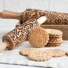 Load image into Gallery viewer, Christmas Embossing Rolling Pin