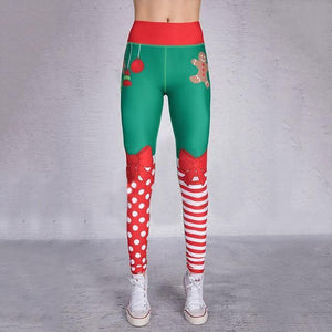 Christmas Theme Print Leggings