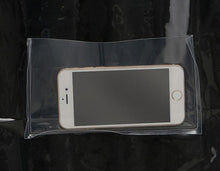 Load image into Gallery viewer, Clear Phone &amp; Tablet Shower Curtain Holder