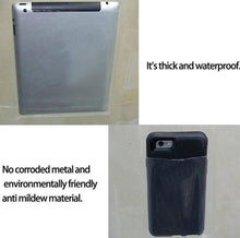 Load image into Gallery viewer, Clear Phone &amp; Tablet Shower Curtain Holder