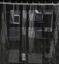Load image into Gallery viewer, Clear Phone &amp; Tablet Shower Curtain Holder
