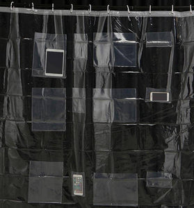 Clear Phone & Tablet Shower Curtain Holder