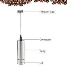 Load image into Gallery viewer, Cordless Milk Frother &amp; Foamer