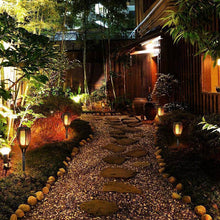 Load image into Gallery viewer, Dancing Christmas Flame LED Solar Path Torch Light