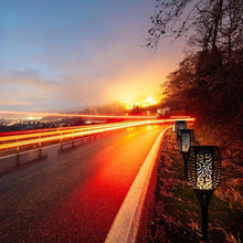 Load image into Gallery viewer, Dancing Christmas Flame LED Solar Path Torch Light