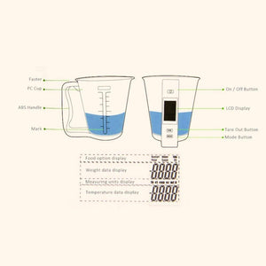 Digital Auto-Measuring Cup Scale