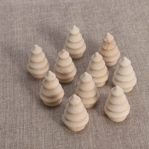 DIY 10pcs Wooden Christmas Tree