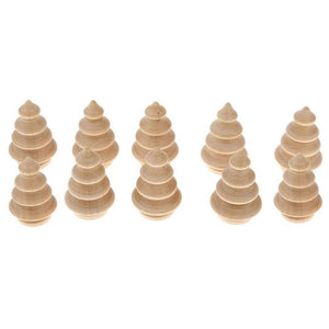 DIY 10pcs Wooden Christmas Tree