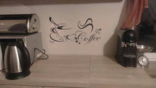 Load image into Gallery viewer, DIY Coffee Cup Love Vinyl Removable Wall Sticker