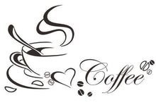 Load image into Gallery viewer, DIY Coffee Cup Love Vinyl Removable Wall Sticker