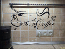 Load image into Gallery viewer, DIY Coffee Cup Love Vinyl Removable Wall Sticker