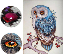 Load image into Gallery viewer, DIY Full Diamond Embroidery Owl