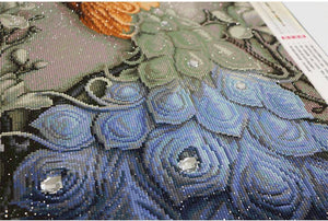 DIY Full Diamond Embroidery Peacock
