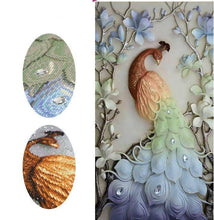 Load image into Gallery viewer, DIY Full Diamond Embroidery Peacock