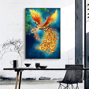 DIY Full Diamond Embroidery Phoenix