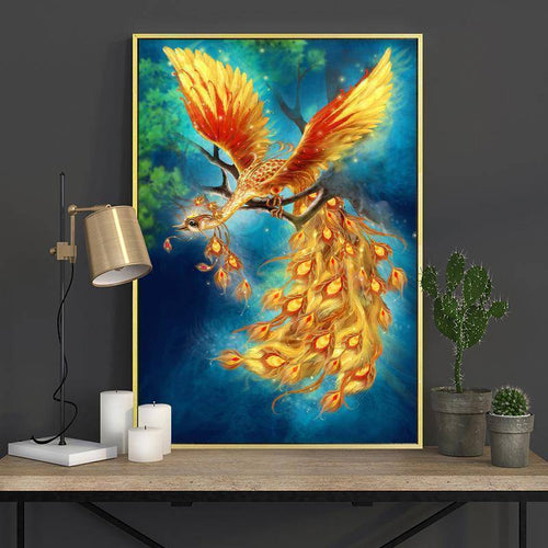 DIY Full Diamond Embroidery Phoenix