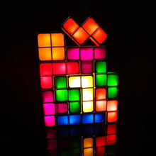 Load image into Gallery viewer, DIY Stackable Tetris Puzzle Desk Lamp
