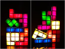 Load image into Gallery viewer, DIY Stackable Tetris Puzzle Desk Lamp