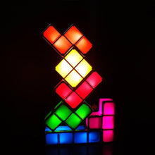 Load image into Gallery viewer, DIY Stackable Tetris Puzzle Desk Lamp