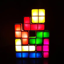 Load image into Gallery viewer, DIY Stackable Tetris Puzzle Desk Lamp