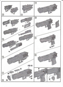 DIY Toy Gun Desert Eagle Building Blocks