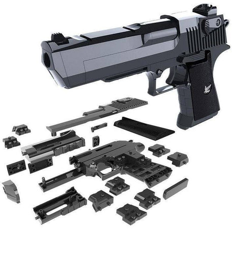 DIY Toy Gun Desert Eagle Building Blocks