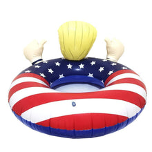 Load image into Gallery viewer, Donald Trump American Flag Pool Float