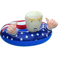Load image into Gallery viewer, Donald Trump American Flag Pool Float