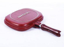 Load image into Gallery viewer, Double Sided Grill Fry Pan