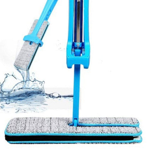 Double Sided Lazy Mop with Self-Wringing Ability