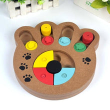 Load image into Gallery viewer, Educational Wooden Paw Puzzle Dog Toy