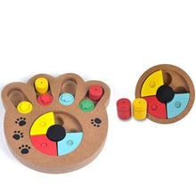 Load image into Gallery viewer, Educational Wooden Paw Puzzle Dog Toy