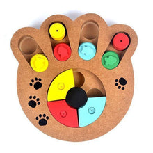 Load image into Gallery viewer, Educational Wooden Paw Puzzle Dog Toy