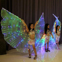 Load image into Gallery viewer, Egypt LED Isis Wings Belly Dancing Dance Costume Light up Wing