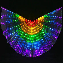 Load image into Gallery viewer, Egypt LED Isis Wings Belly Dancing Dance Costume Light up Wing