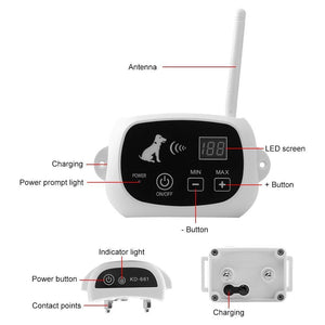 Electric Wireless Dog Fence with Collar