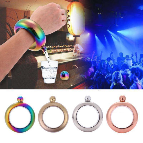 Elegant Portable Bracelet Alcohol Flask