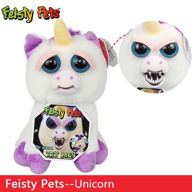 Feisty Funny Expression Pets Plush Toy
