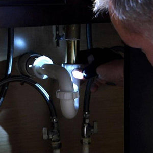 Fingerless LED Flashlight Glove Torch