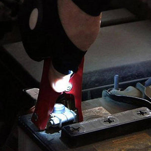 Fingerless LED Flashlight Glove Torch