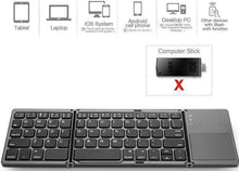Load image into Gallery viewer, Foldable Bluetooth Travel Keyboard