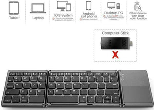 Foldable Bluetooth Travel Keyboard