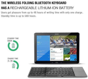 Foldable Bluetooth Travel Keyboard