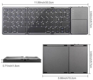 Foldable Bluetooth Travel Keyboard